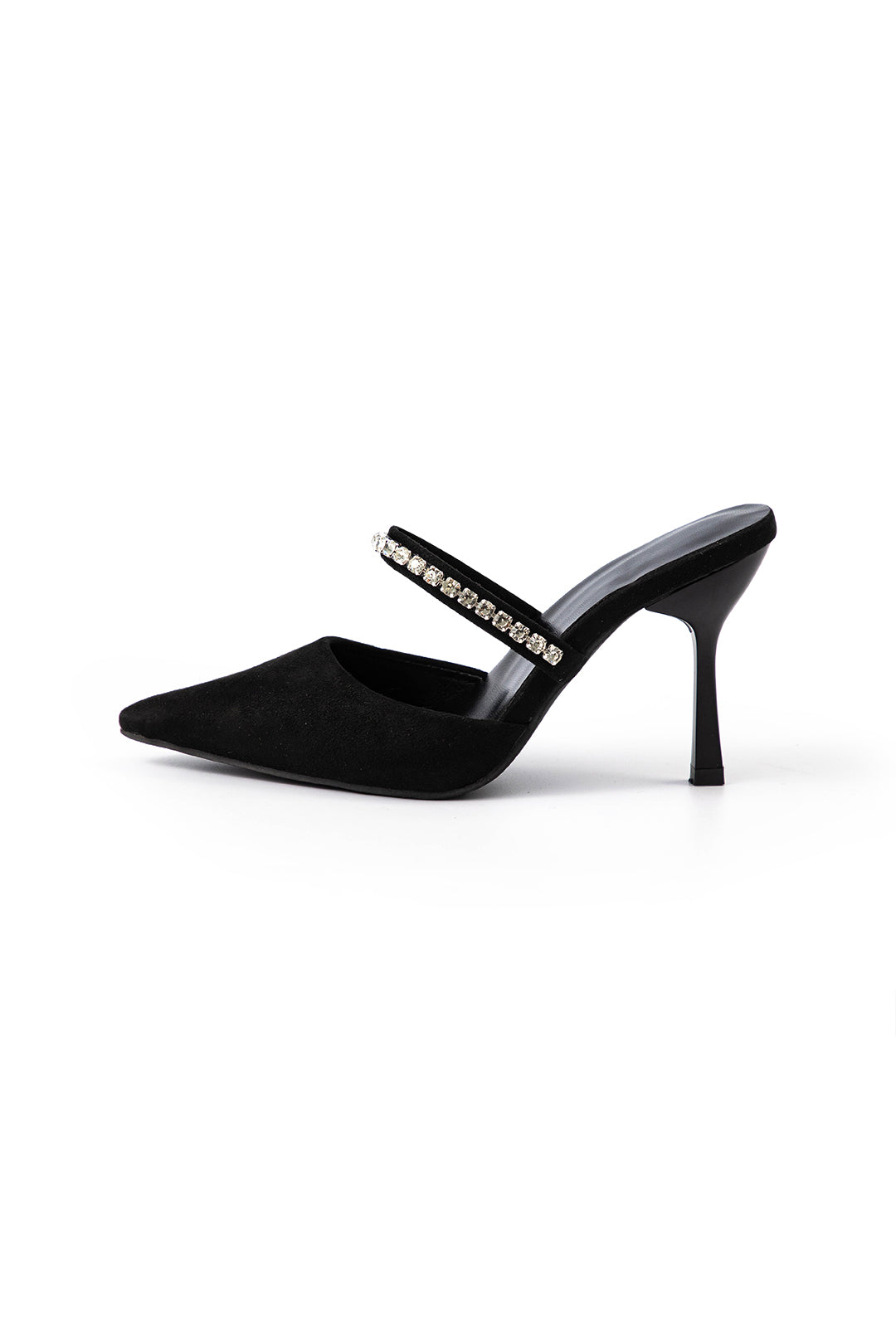 ELYRA™ | High Heeled Sandals, Pointed Toe, Embellished with Rhinestones