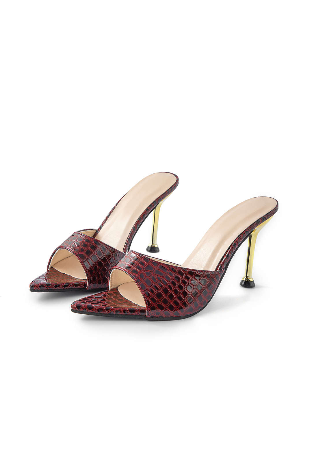 ELYRA™ | High Heeled Sandals, Open Toe, No Ankle Strap