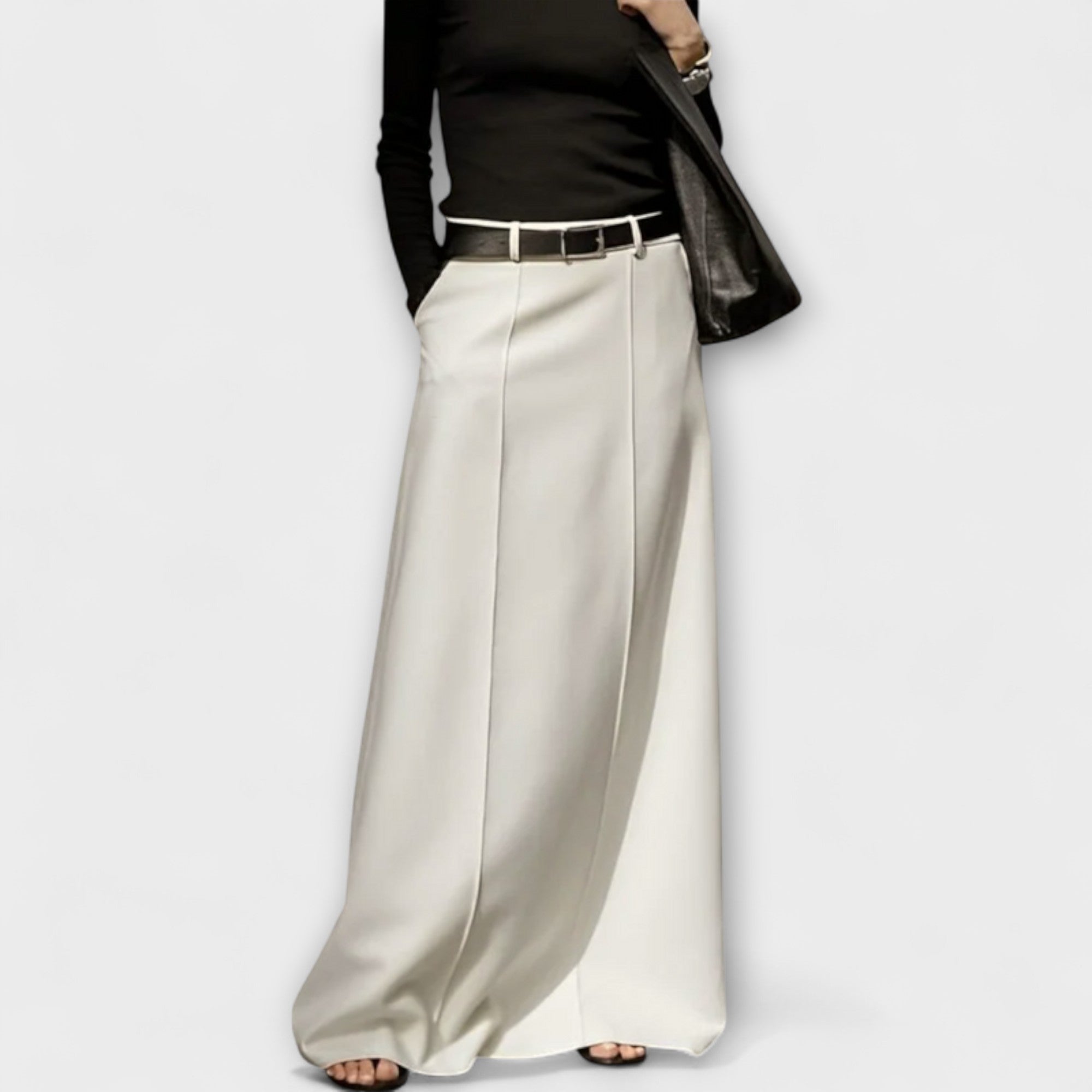 ELYRA™ | Jupe H-Ligne en coton, style urbain contemporain