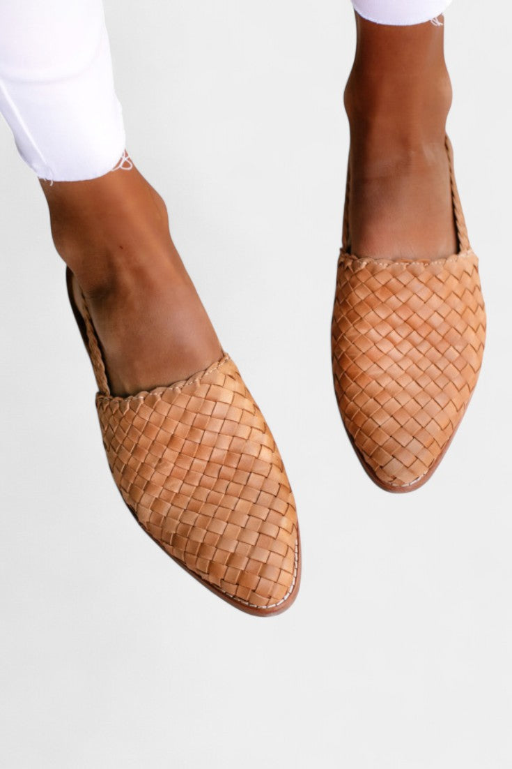 ELYRA™ | Mules tressées avec bride slingback