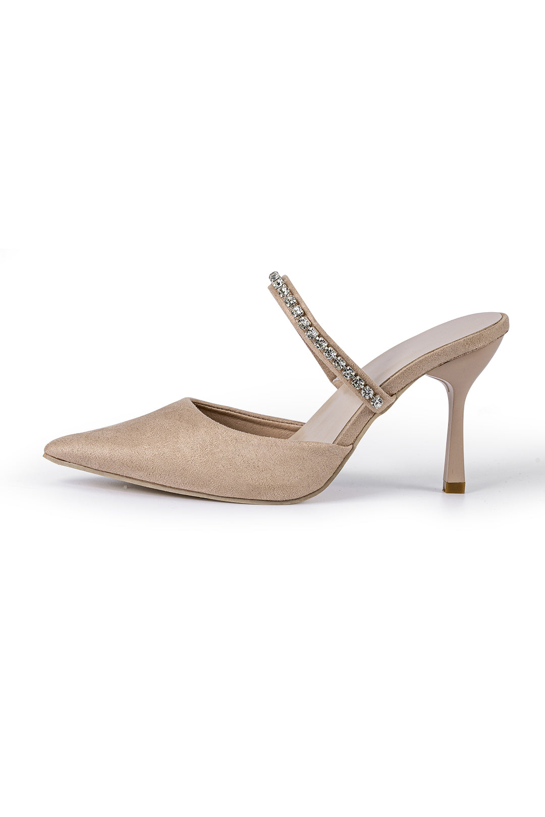 ELYRA™ | High Heeled Sandals, Pointed Toe, Embellished with Rhinestones