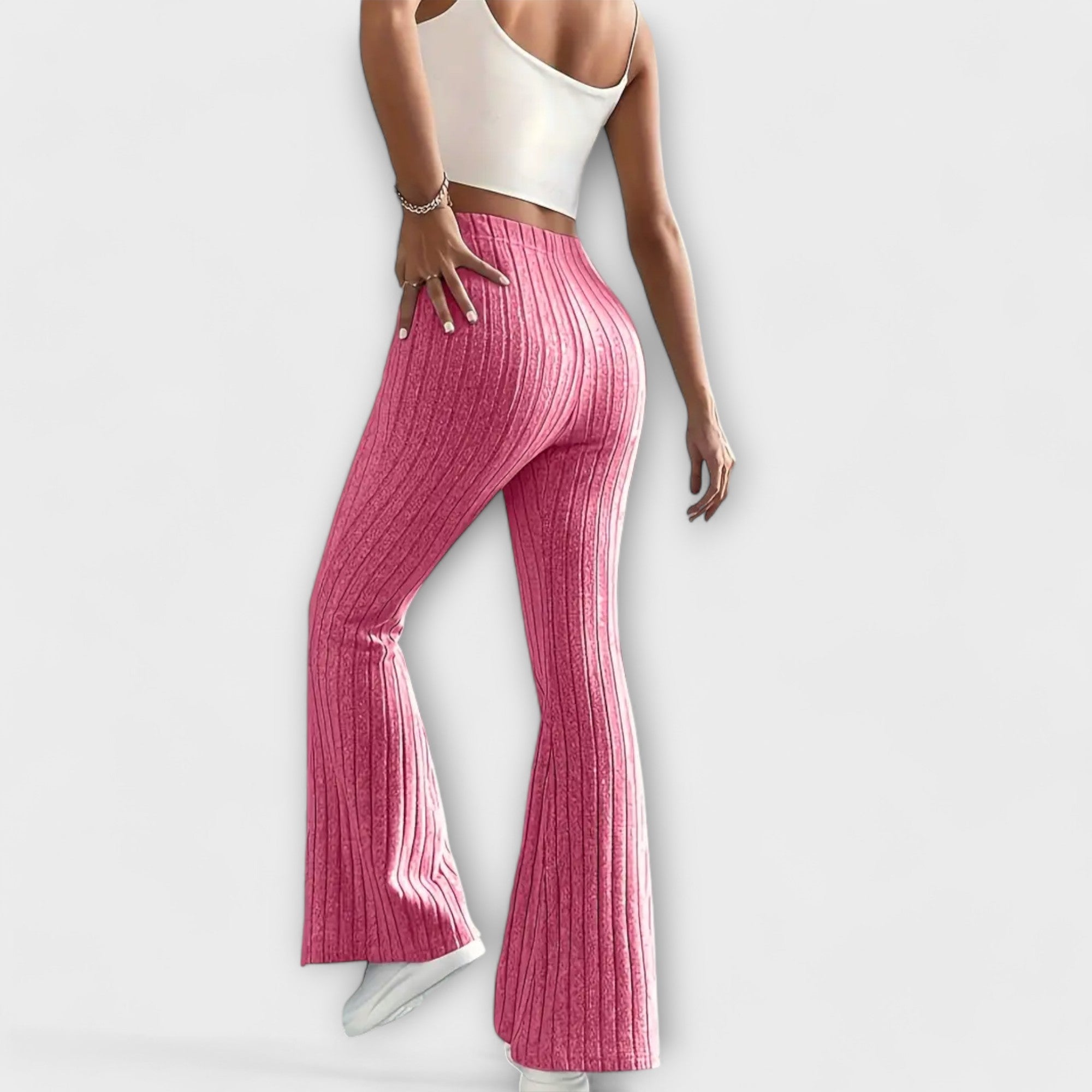 ELYRA™ | Pantalon fluide en lin noir