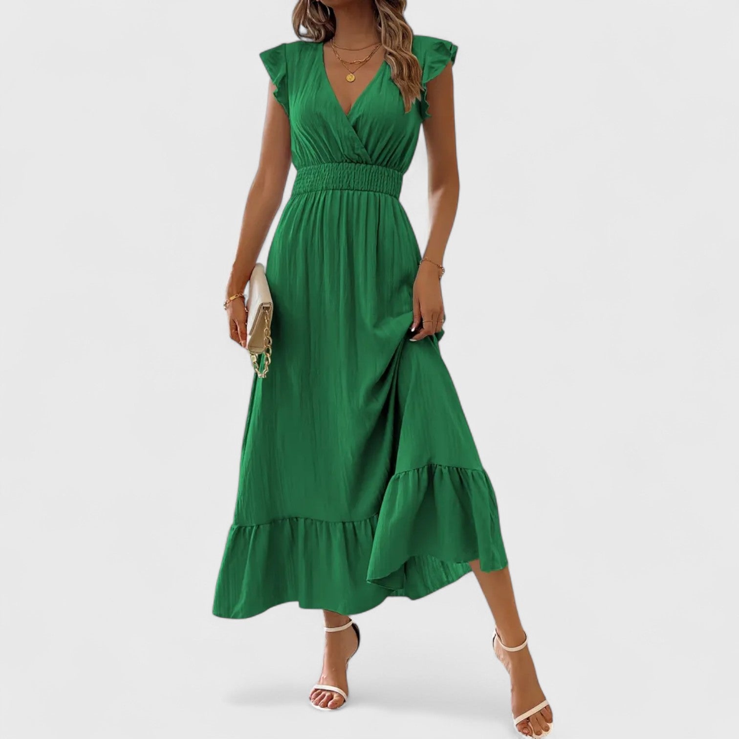 ELYRA™ | Elegant and Feminine Ruffle Dress