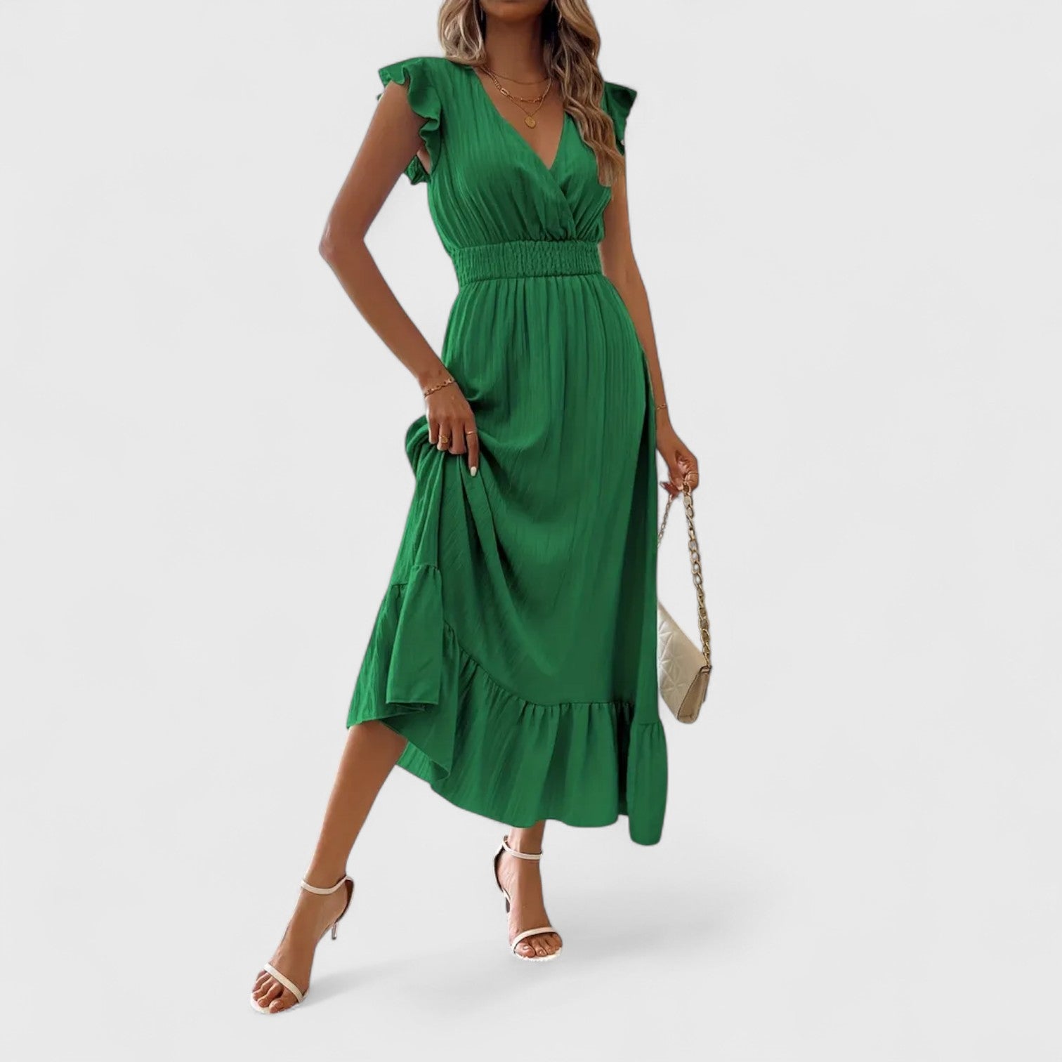 ELYRA™ | Elegant and Feminine Ruffle Dress