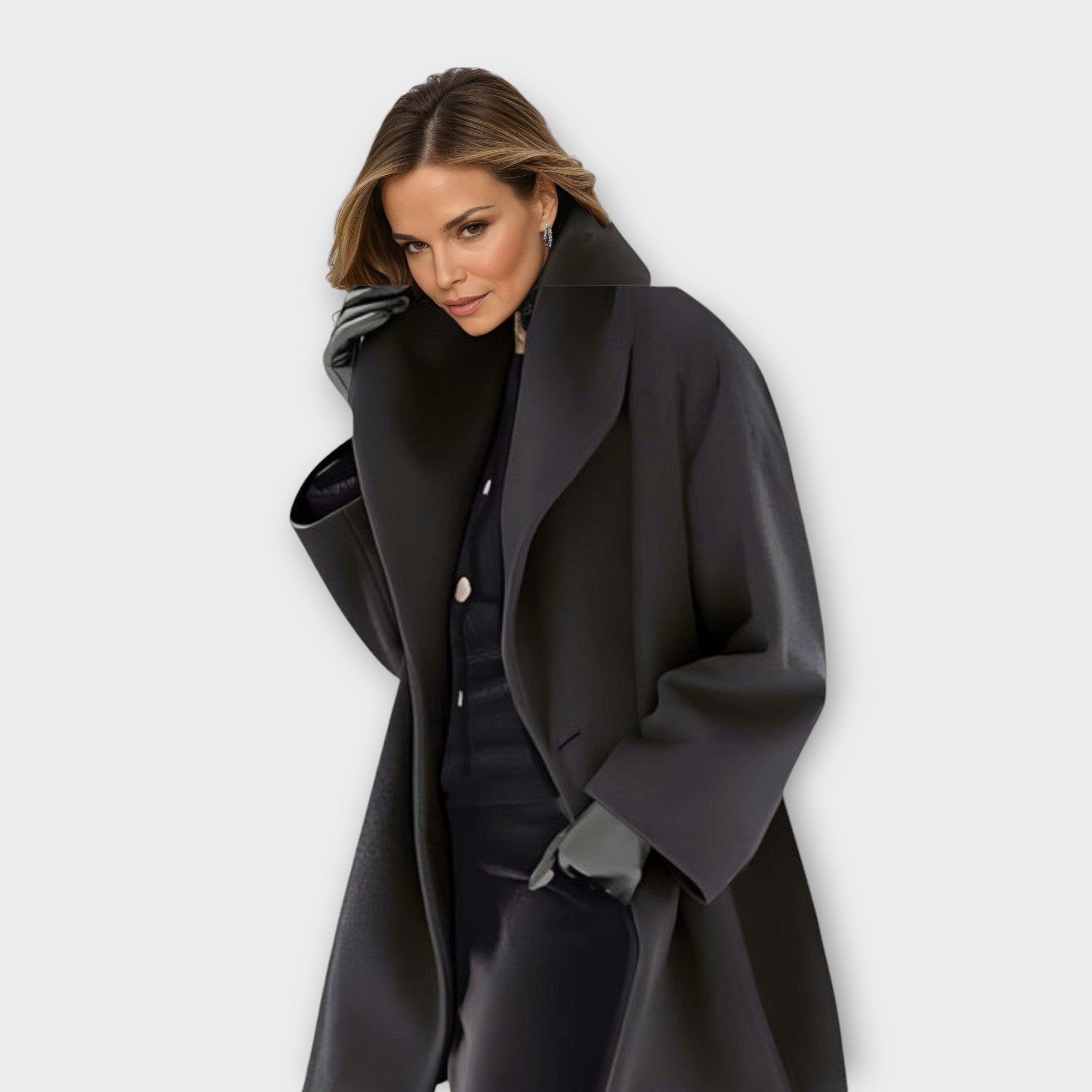 ELYRA™ | Premium Windproof Wool Coat