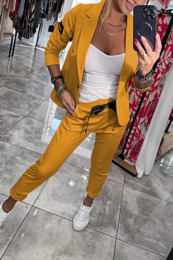 ELYRA™ | Casual Blazer and Jogger Set