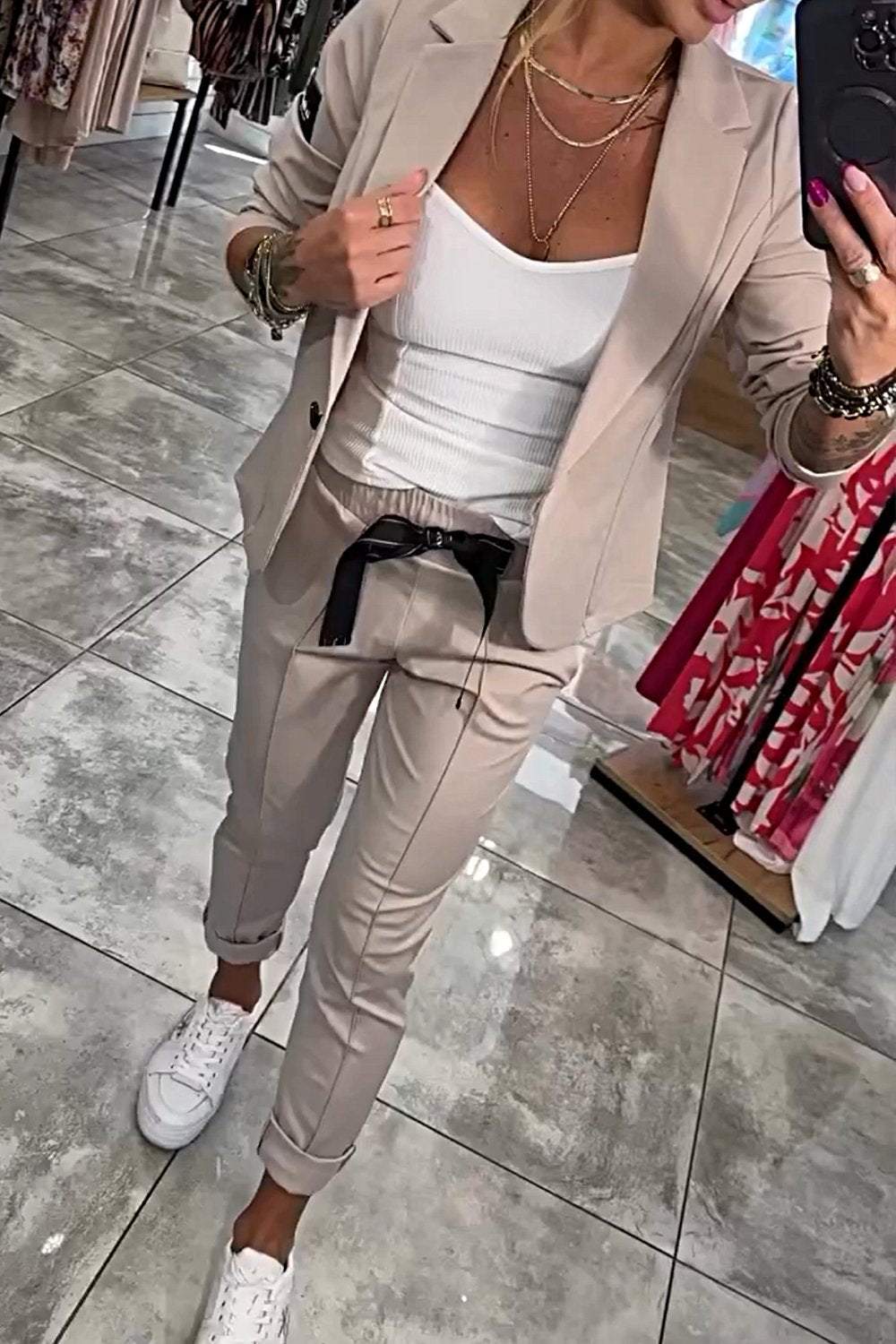 ELYRA™ | Casual Blazer and Jogger Set