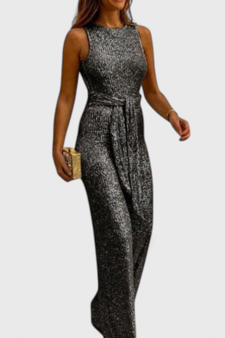 ELYRA™ | Sequin Dress with Adjustable Waist