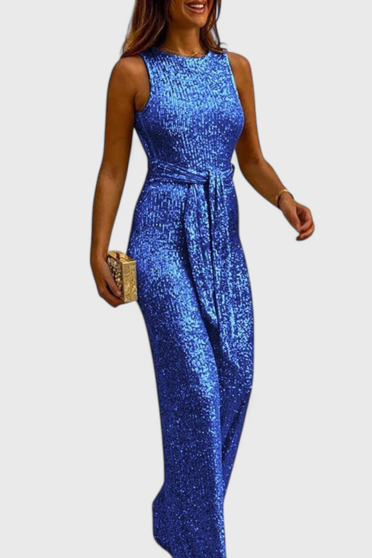 ELYRA™ | Sequin Dress with Adjustable Waist