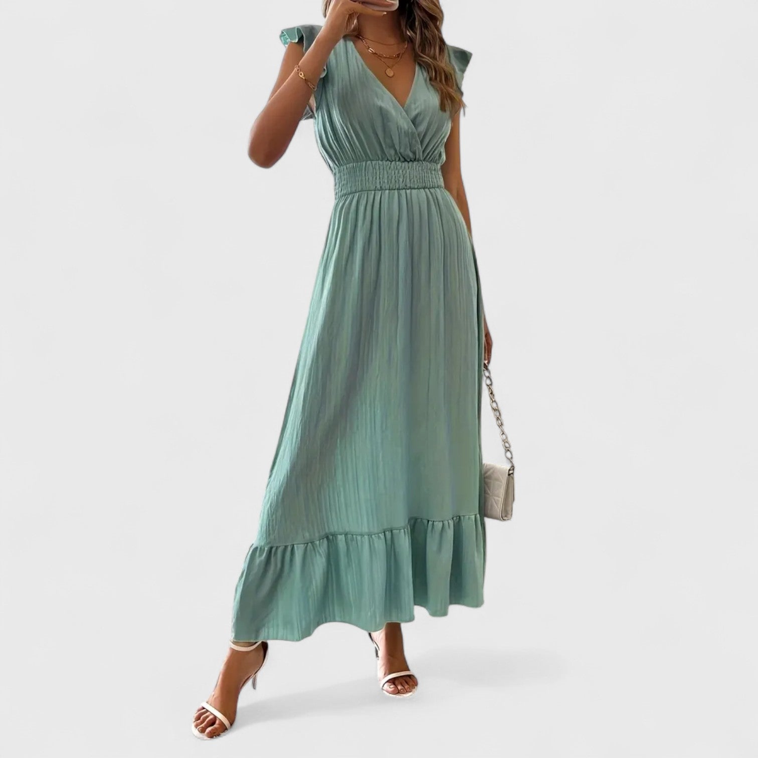 ELYRA™ | Elegant and Feminine Ruffle Dress