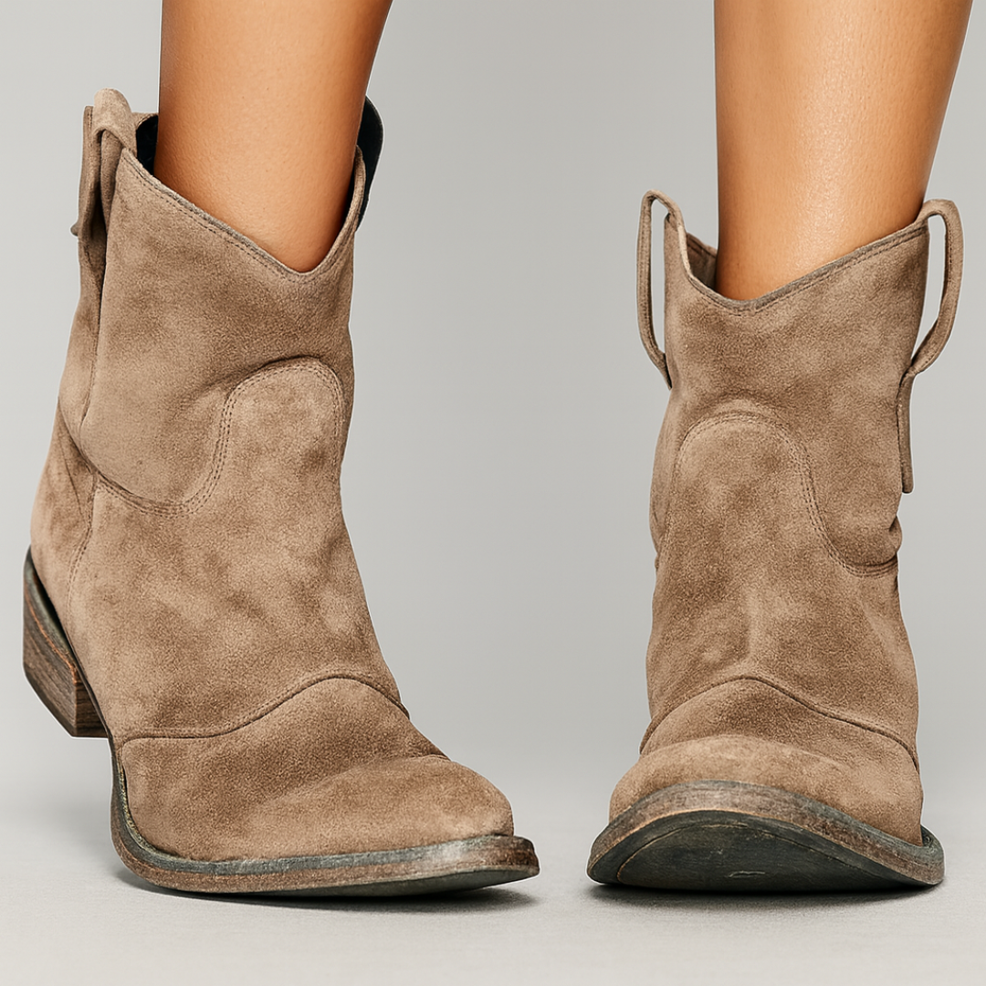 ELYRA™ | Suede Ankle Boots Premium