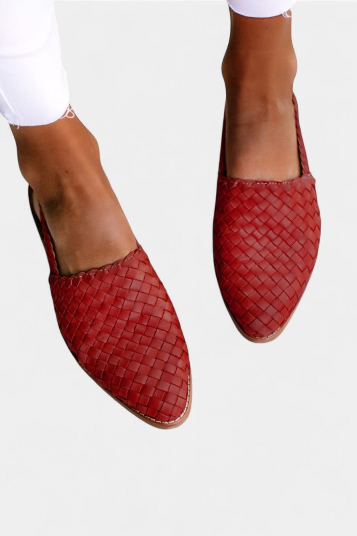 ELYRA™ | Mules tressées avec bride slingback