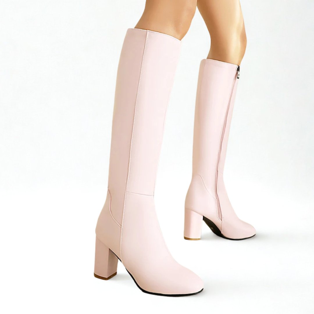 ELYRA™ | Leather Knee High Boots