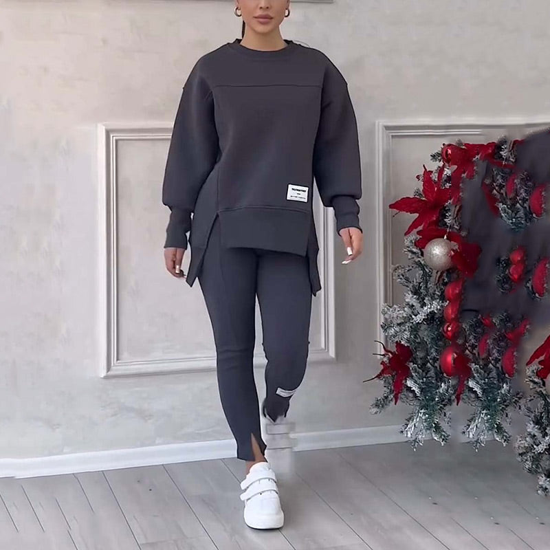 ELYRA™ | Ensemble Sweatshirt et Leggings Décontracté