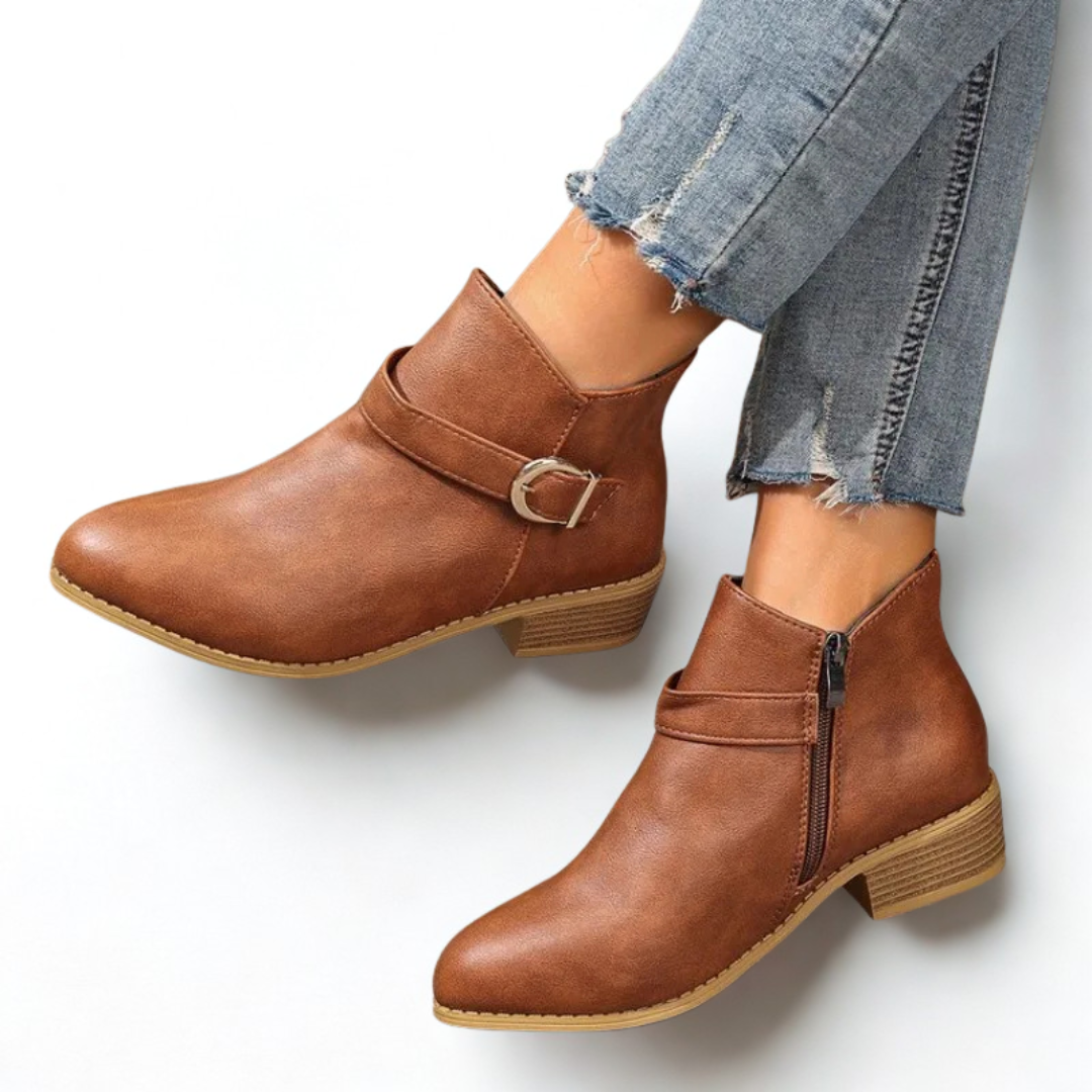 ELYRA™ | Retro Ankle Boots