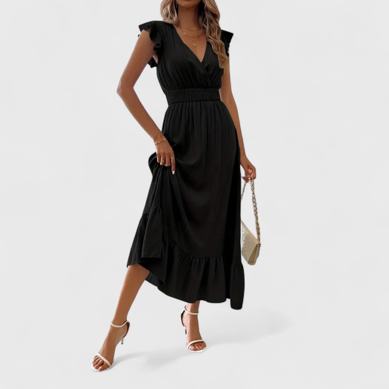 ELYRA™ | Elegant and Feminine Ruffle Dress