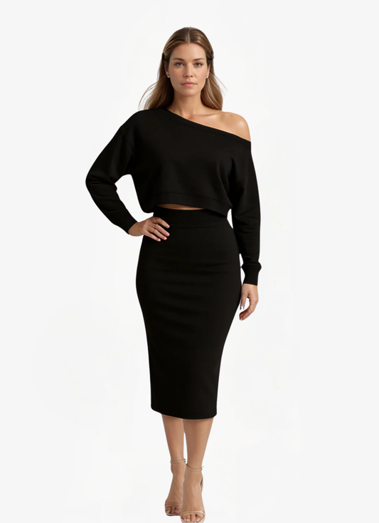 ELYRA™ | Off-Shoulder Two-Piece Set