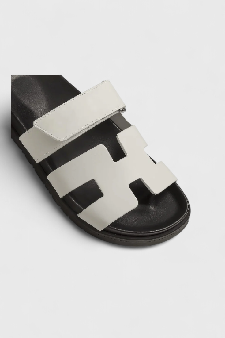 ELYRA™ | Leather Summer Sandals with Crossed Straps