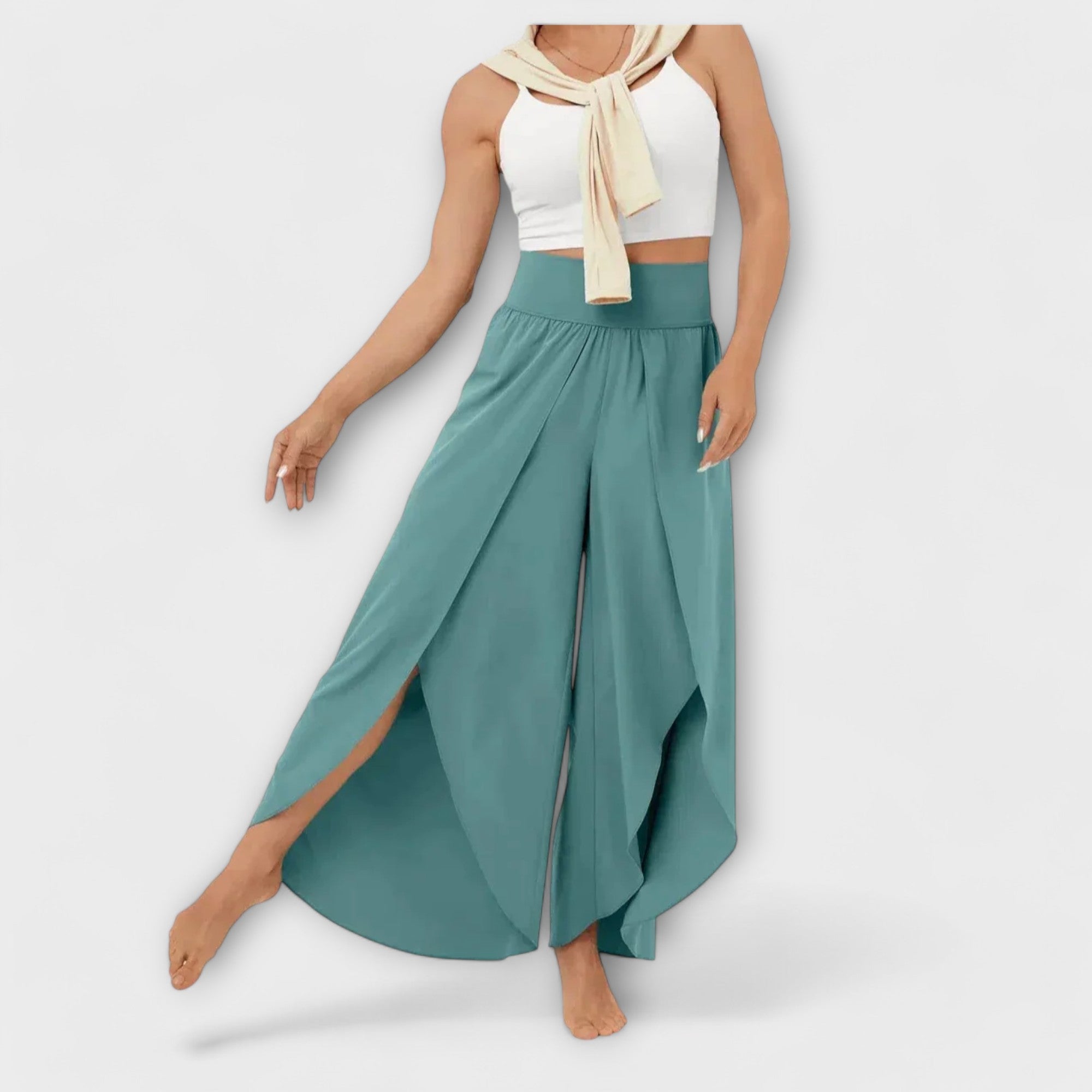ELYRA™ | Lightweight Breathable Linen Trousers