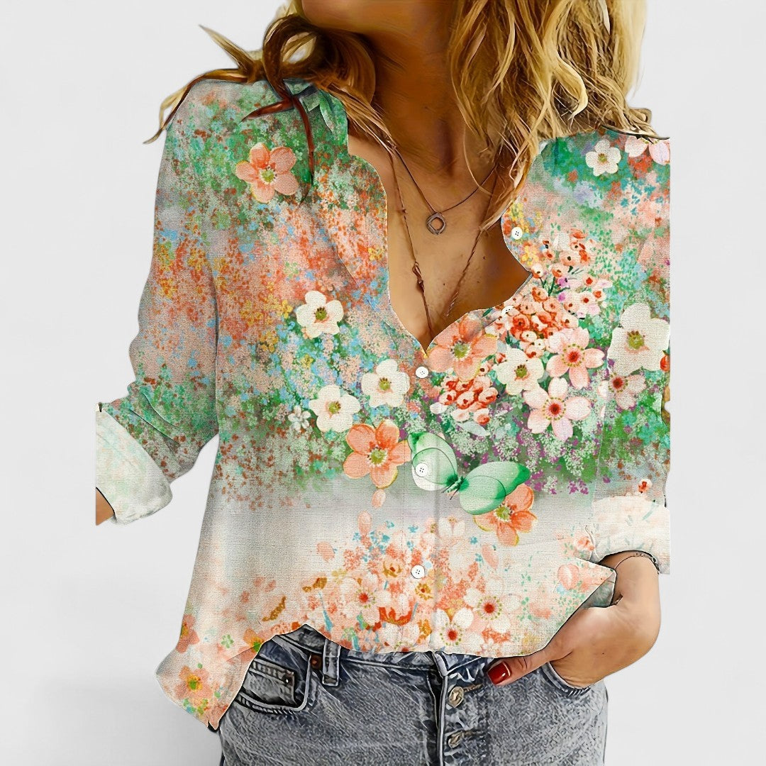 ELYRA™ | Floral Print Blouse