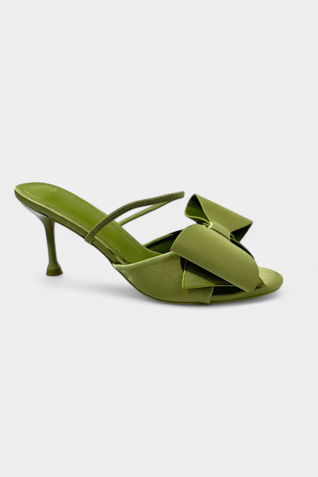 ELYRA™ | Black Synthetic Leather Stiletto Heels