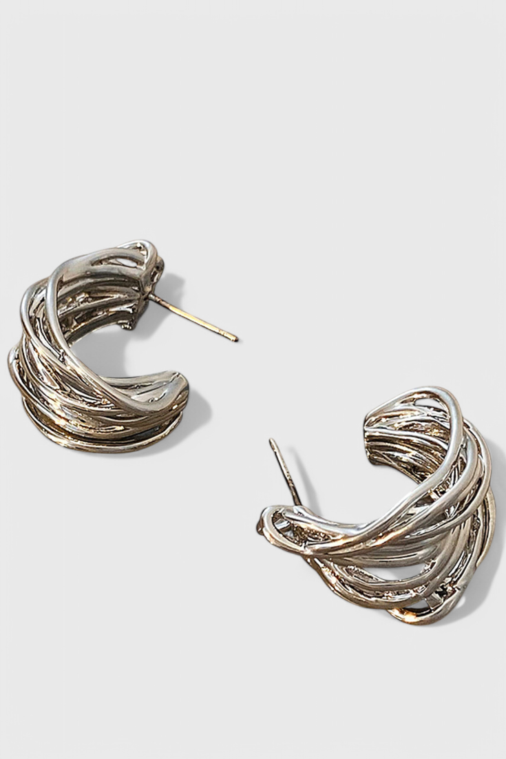 ELYRA™ | Boucles d'oreilles en forme de C