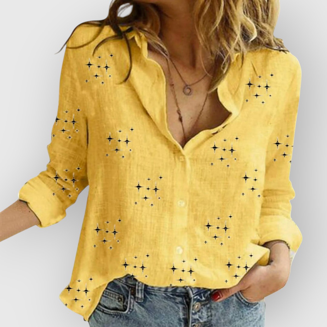 ELYRA™ | Blouse with Star Details