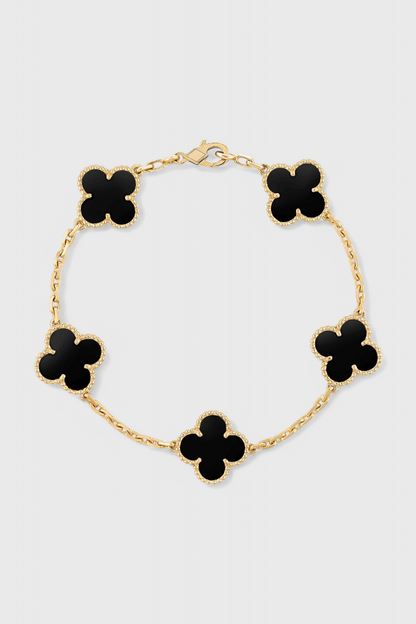ELYRA™ | Bracelet with Clover Pattern and Elegance in Gold Plating