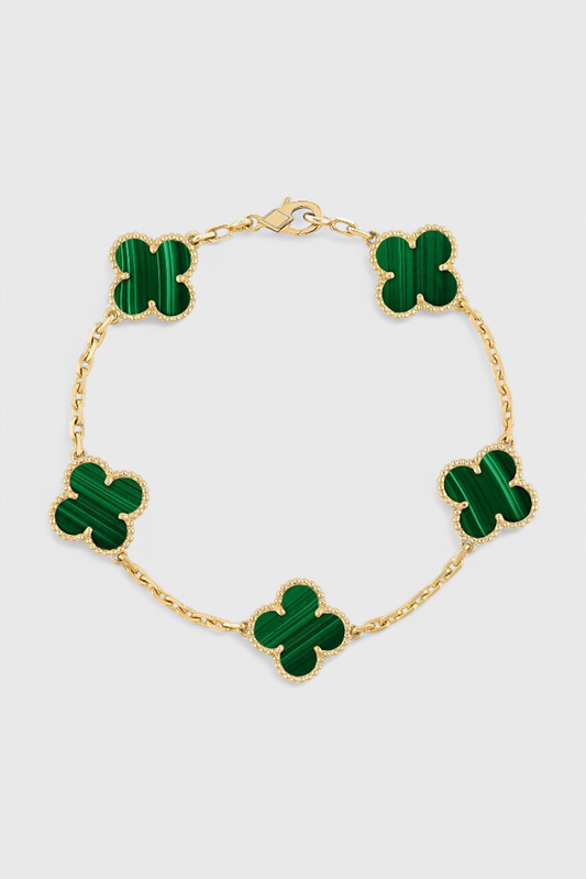 ELYRA™ | Bracelet with Clover Pattern and Elegance in Gold Plating