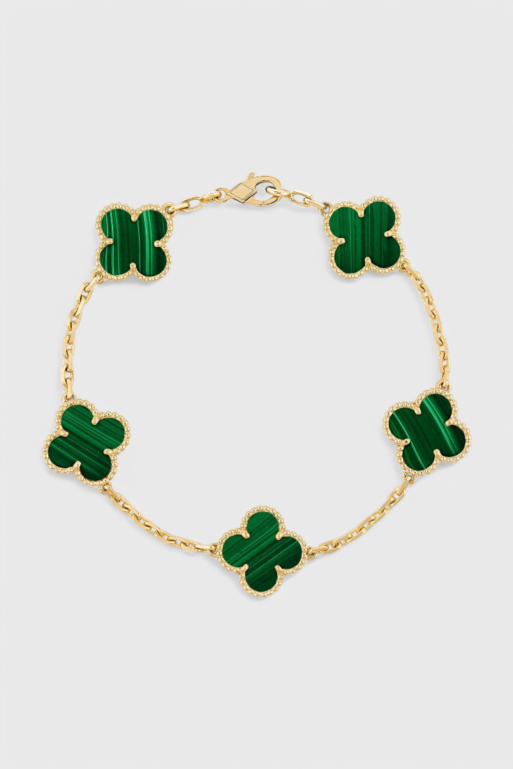 ELYRA™ | Bracelet with Clover Pattern and Elegance in Gold Plating
