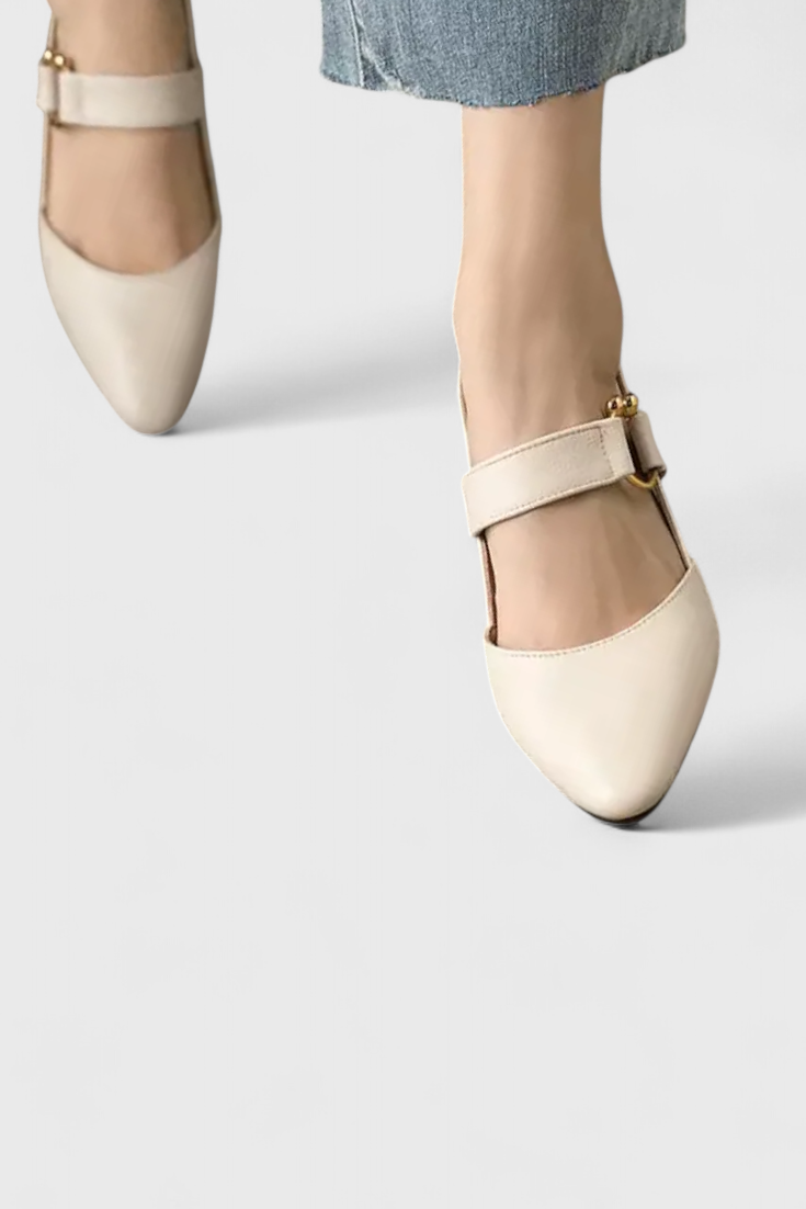 ELYRA™ | Comfortable Leather Heeled Shoes