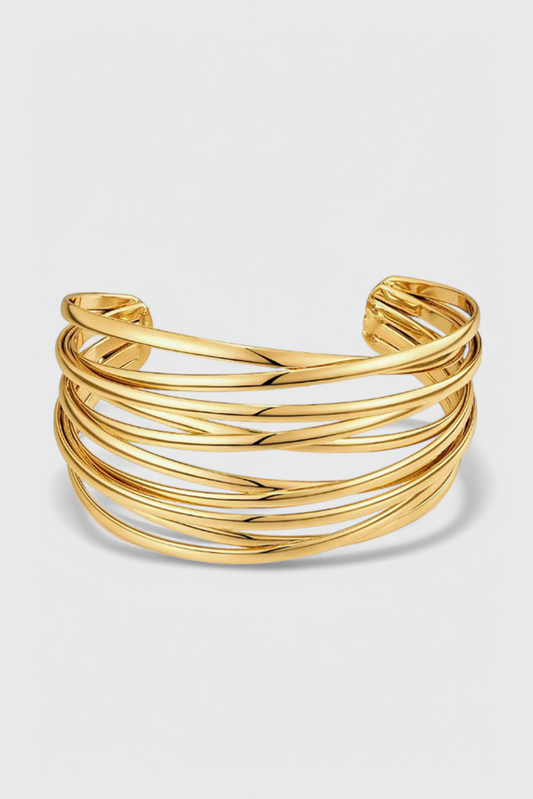 ELYRA™ | Layered Cable Wire Bracelet
