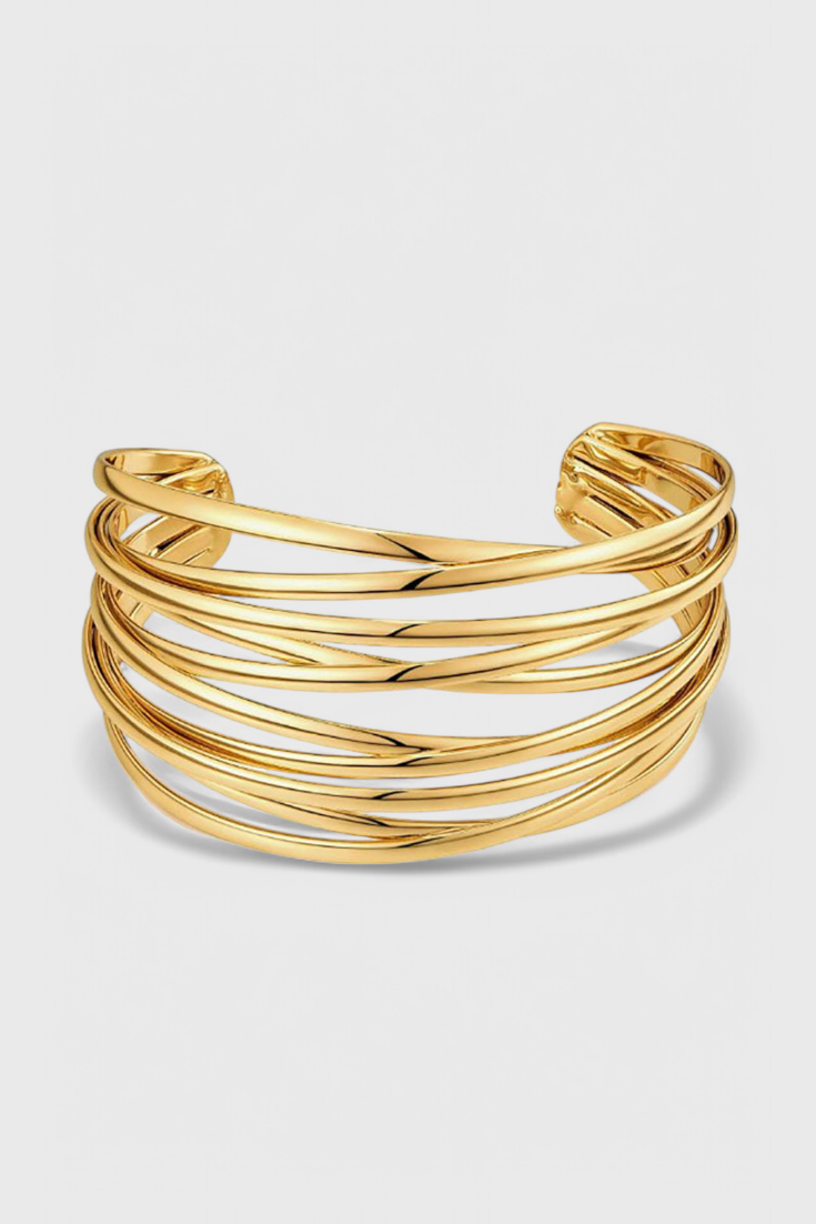 ELYRA™ | Layered Cable Wire Bracelet