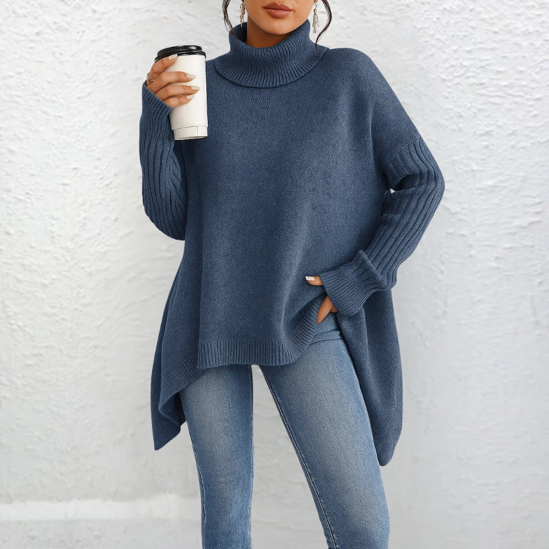 Brigit™ | Casual Roll Neck Jumper