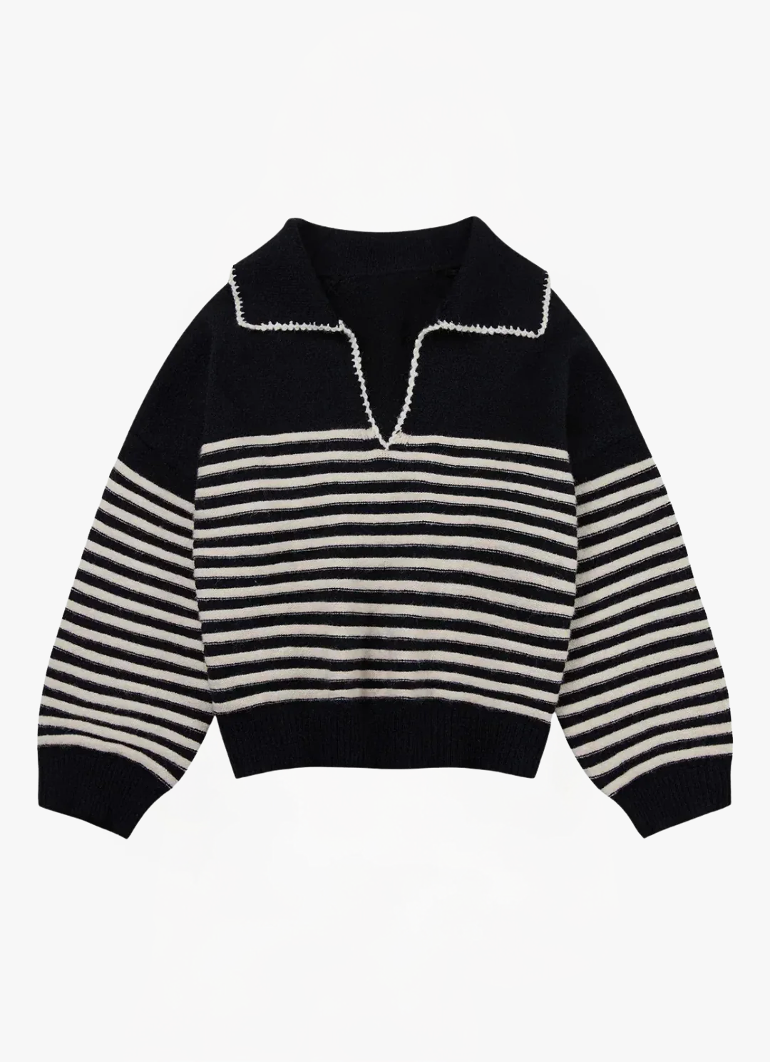 ELYRA™ | Pull à rayures Bold Chic Crosswalk