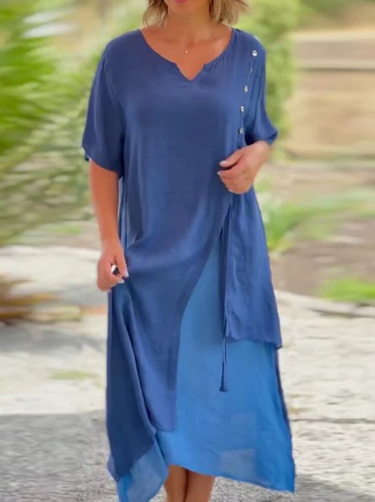 ELYRA™ | Floral Summer Dress, Fluid and Lightweight Cut