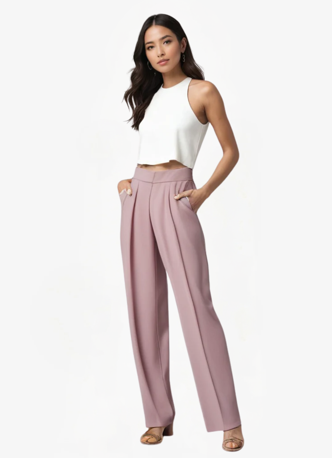ELYRA™ | Pantalon Évasé Élégance Structurée