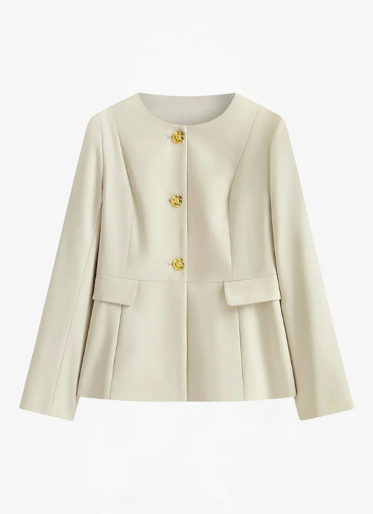 ELYRA™️ | Round Collar Blazer