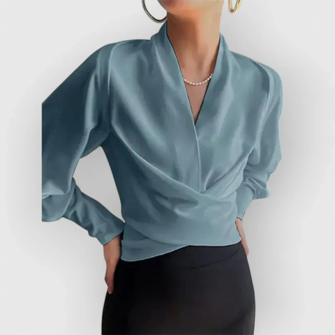 ELYRA™ | Cotton Puff Sleeve Blouse