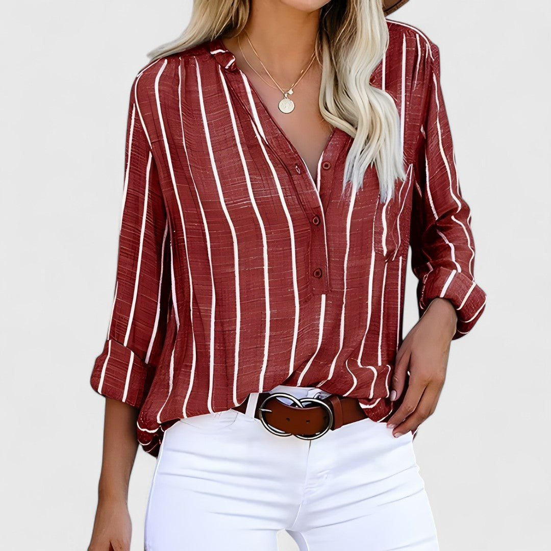 ELYRA™ |  Chemise décontractée à rayures