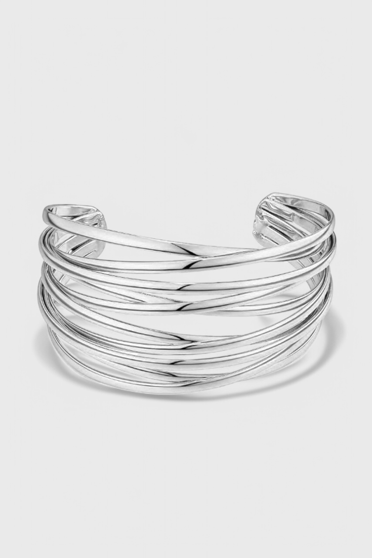 ELYRA™ | Layered Cable Wire Bracelet