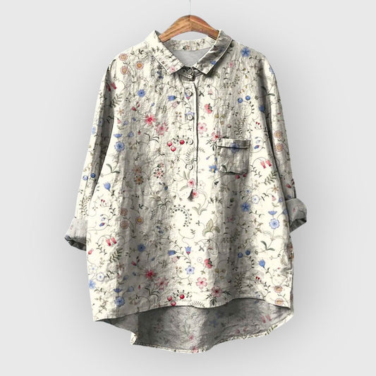 ELYRA™ | Handmade Floral Blouse