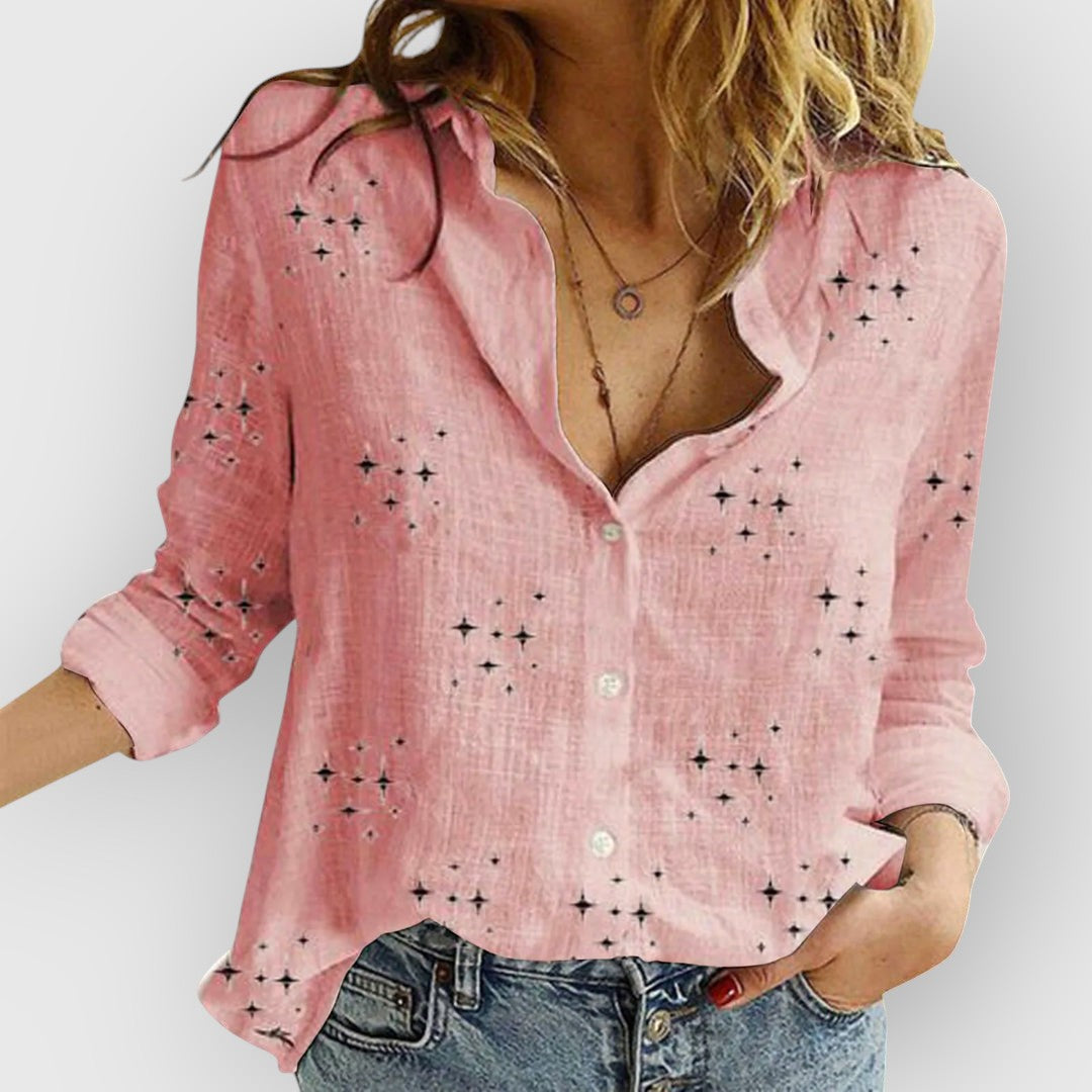 ELYRA™ | Blouse with Star Details