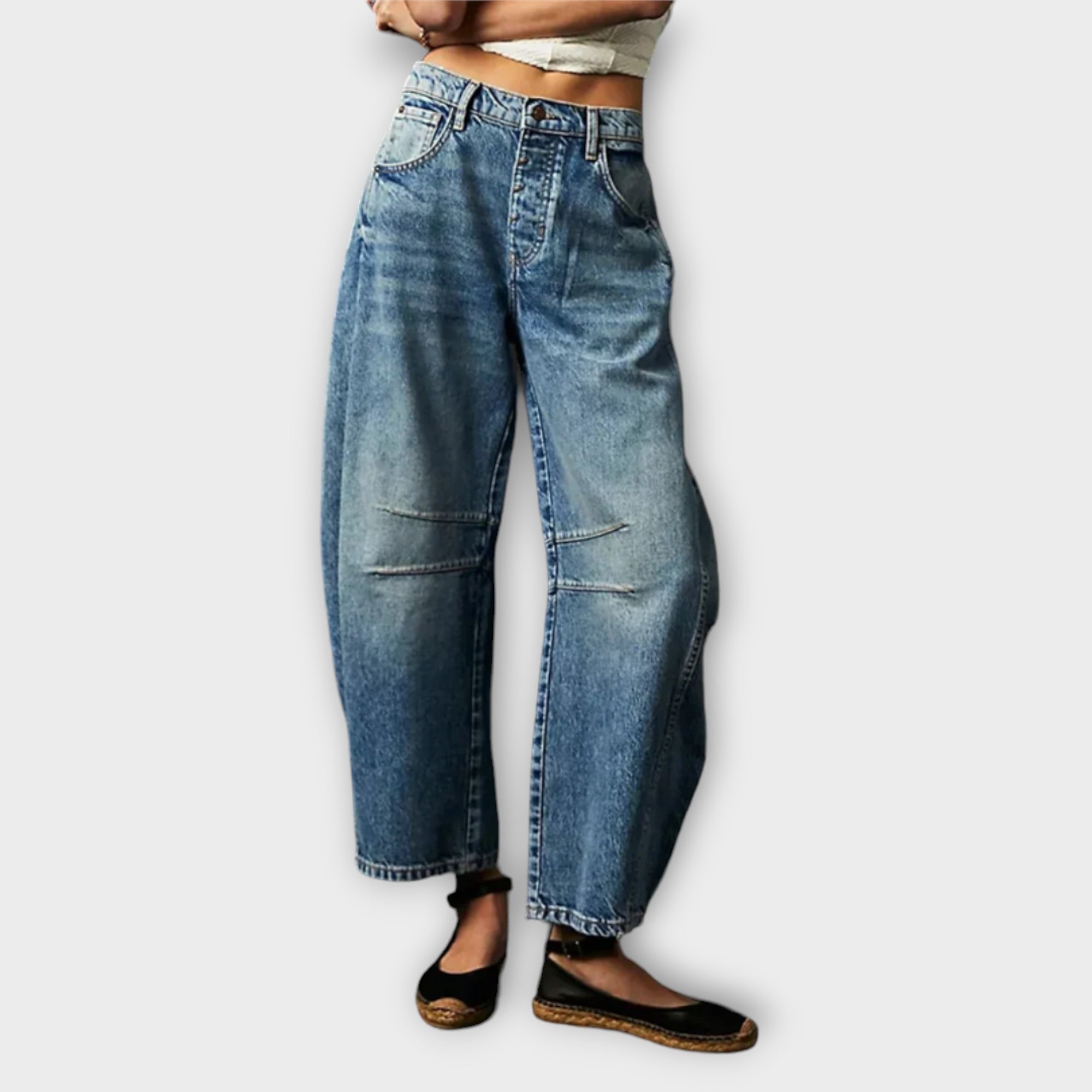 ELYRA™ | Classic Wide Leg Jeans