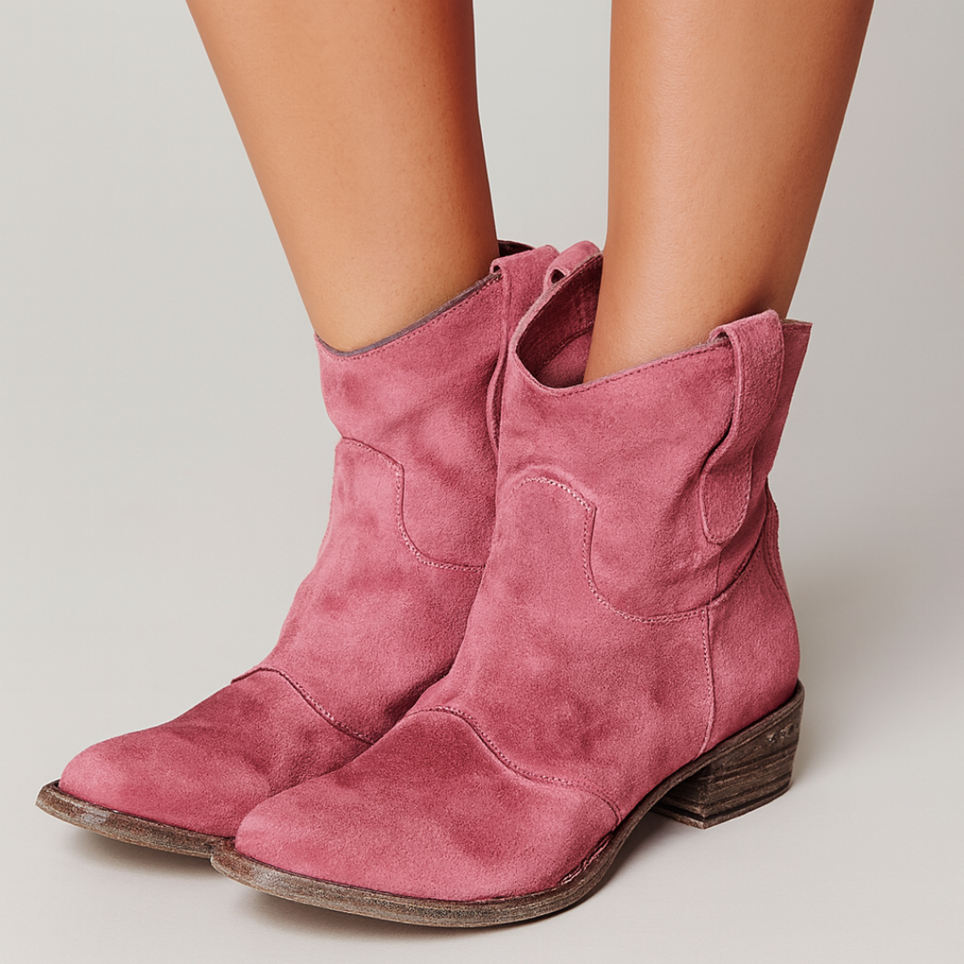 ELYRA™ | Suede Ankle Boots Premium