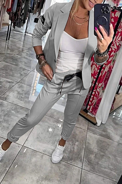 ELYRA™ | Casual Blazer and Jogger Set