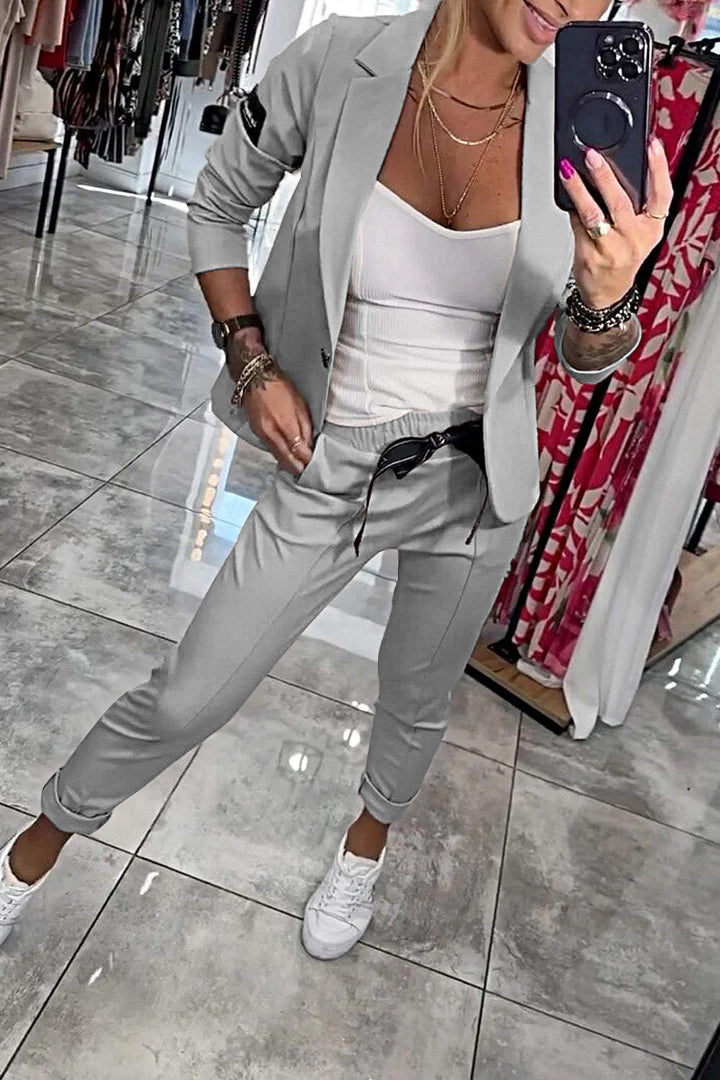 ELYRA™ | Casual Blazer and Jogger Set
