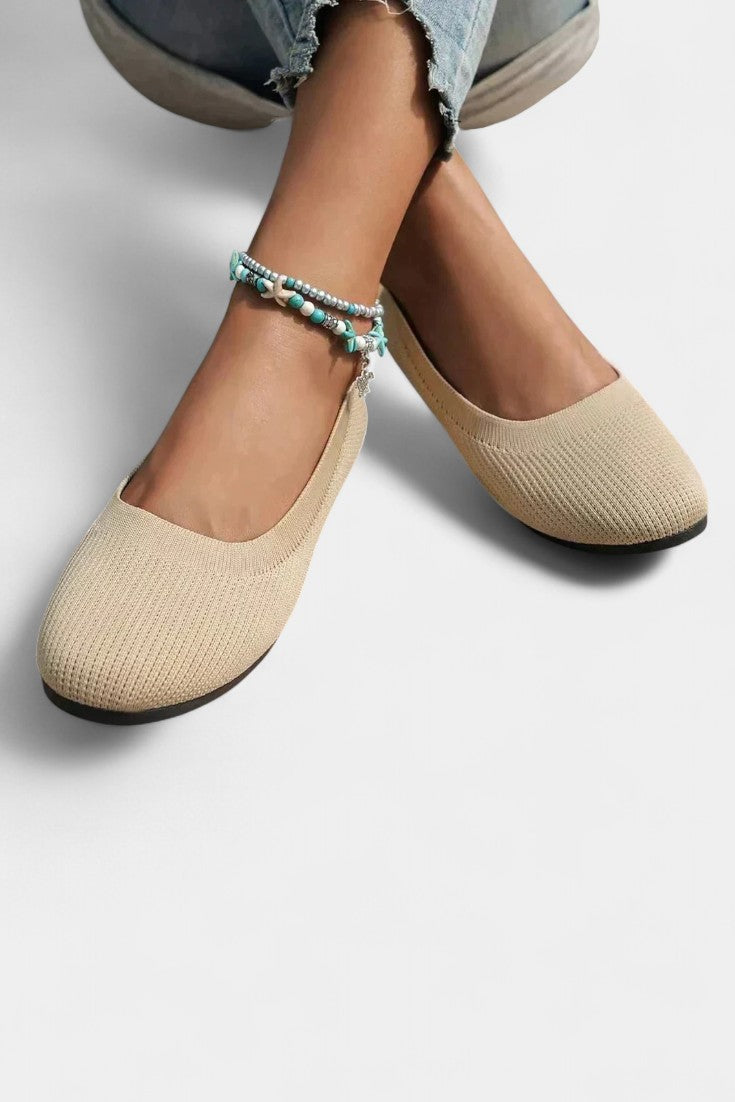 ELYRA™ | Orthopaedic Slip-On Ballet Flats in Soft Leather