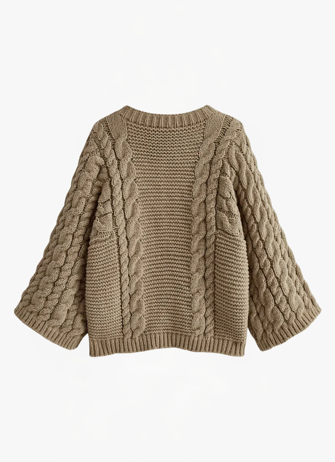ELYRA™ | Pull en Tricot Câble à Col Rond de Loisirs