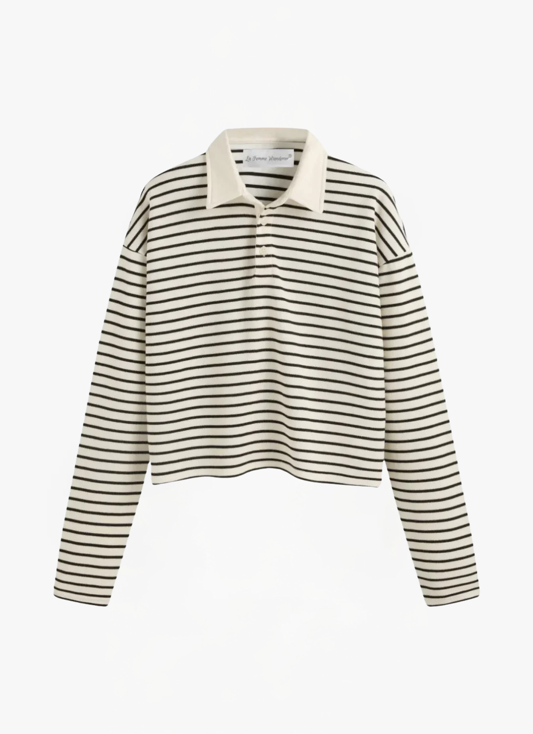 ELYRA™ | Pull sophistiqué à col breton rayé
